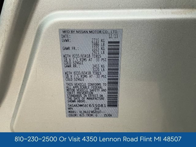 Used 2014 Nissan Pathfinder SV AWD/4WD image 27