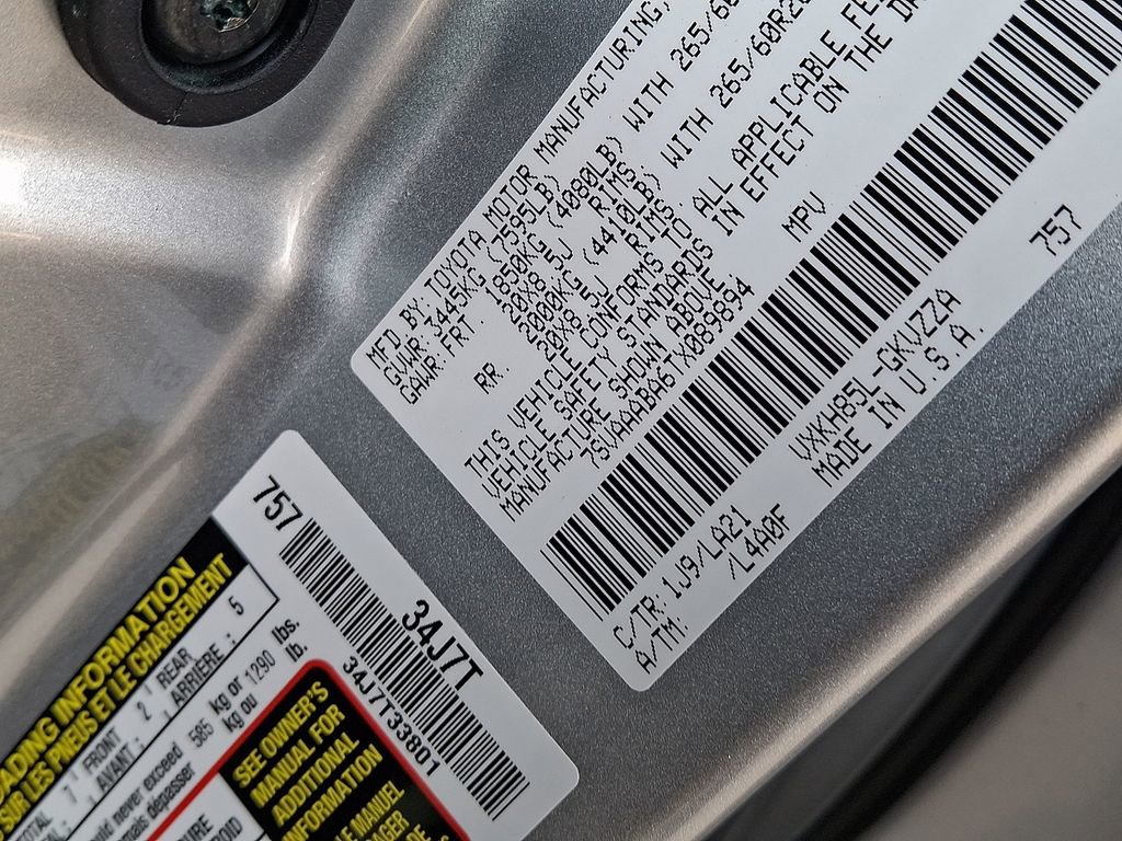 New 2026 Toyota Sequoia Platinum AWD/4WD image 17