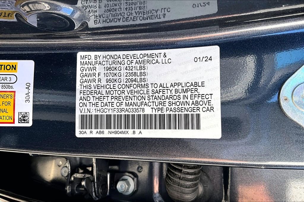 Used 2024 Honda Accord EX image 16