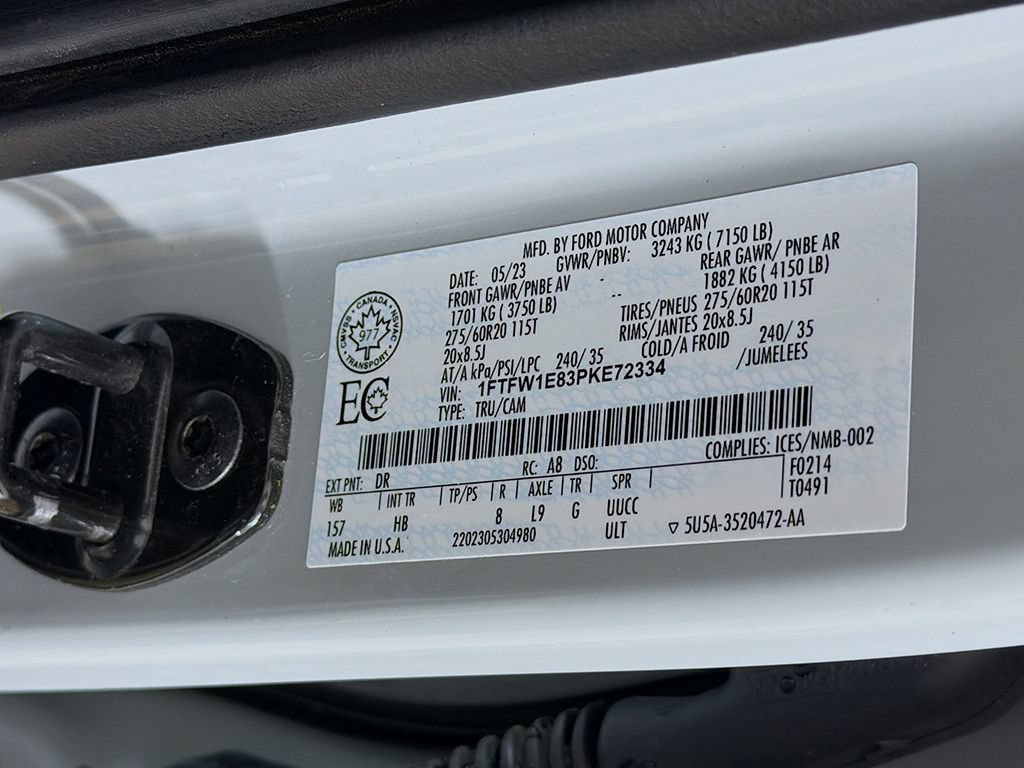Used 2023 Ford F150 Lariat w/ Equipment Group 502A High AWD/4WD image 43