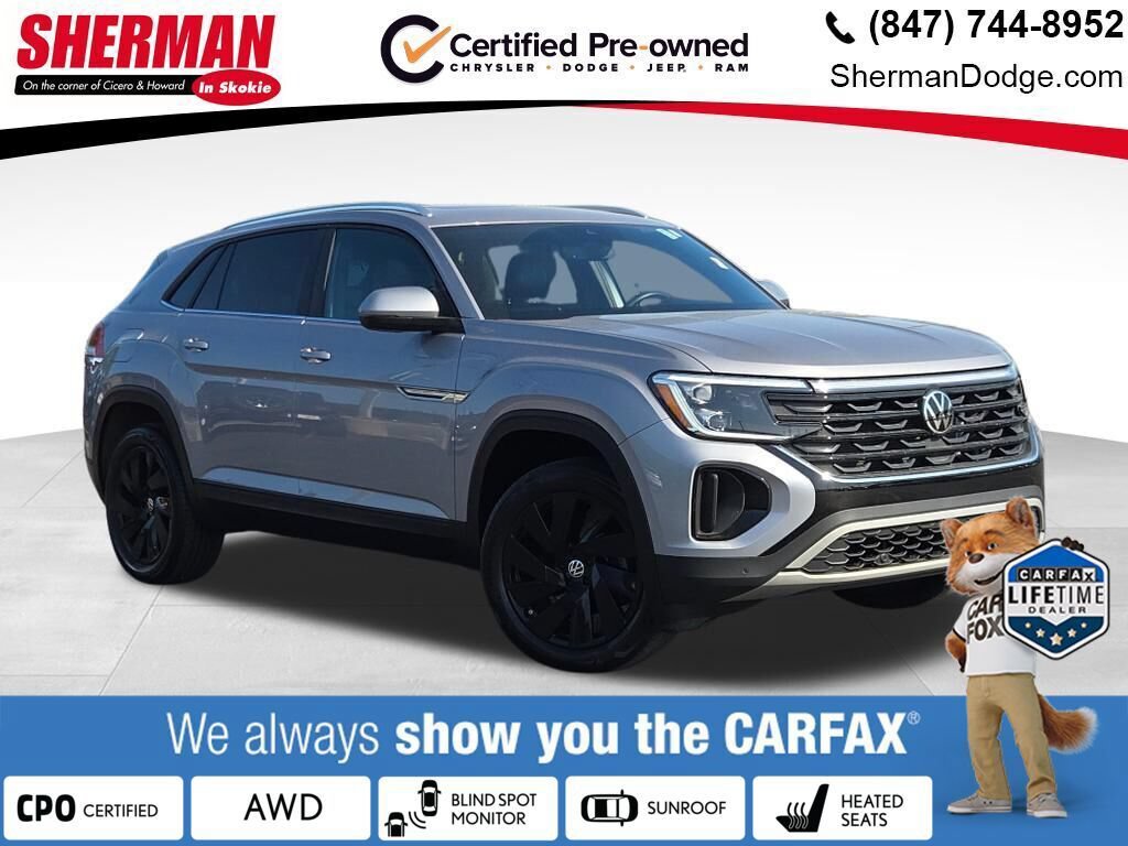 Used 2024 Volkswagen Atlas Cross Sport SE w/ Panoramic Sunroof Package AWD/4WD image 1