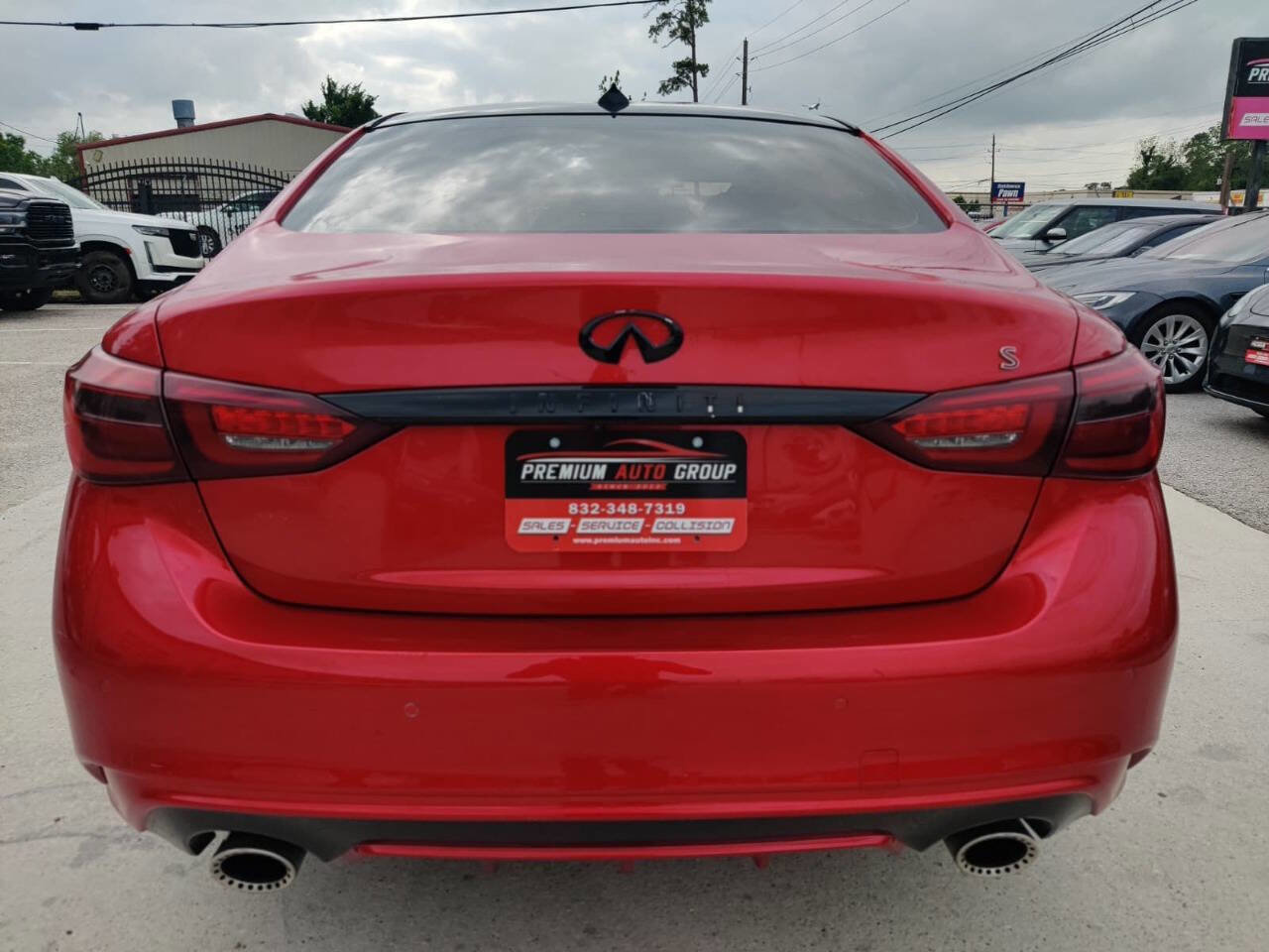 Used 2020 INFINITI Q50 Red Sport 400 w/ Proactive Package AWD/4WD image 5