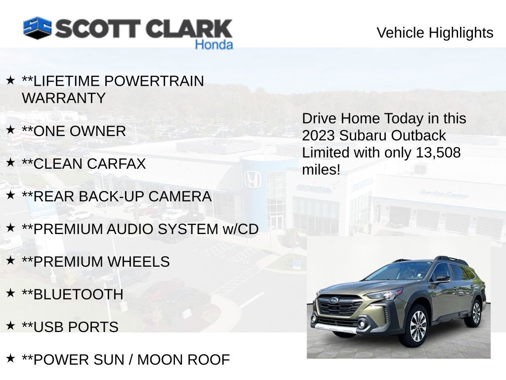 Used 2023 Subaru Outback Limited image 12