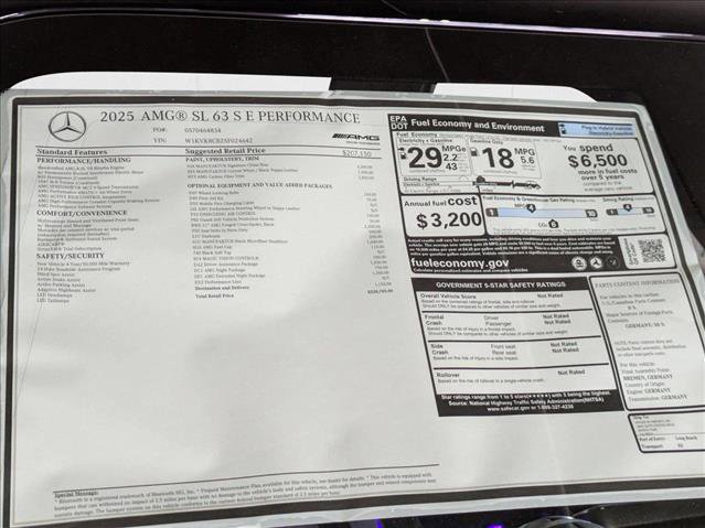 New 2025 Mercedes-Benz SL 63 AMG S e Performance 4MATIC image 20