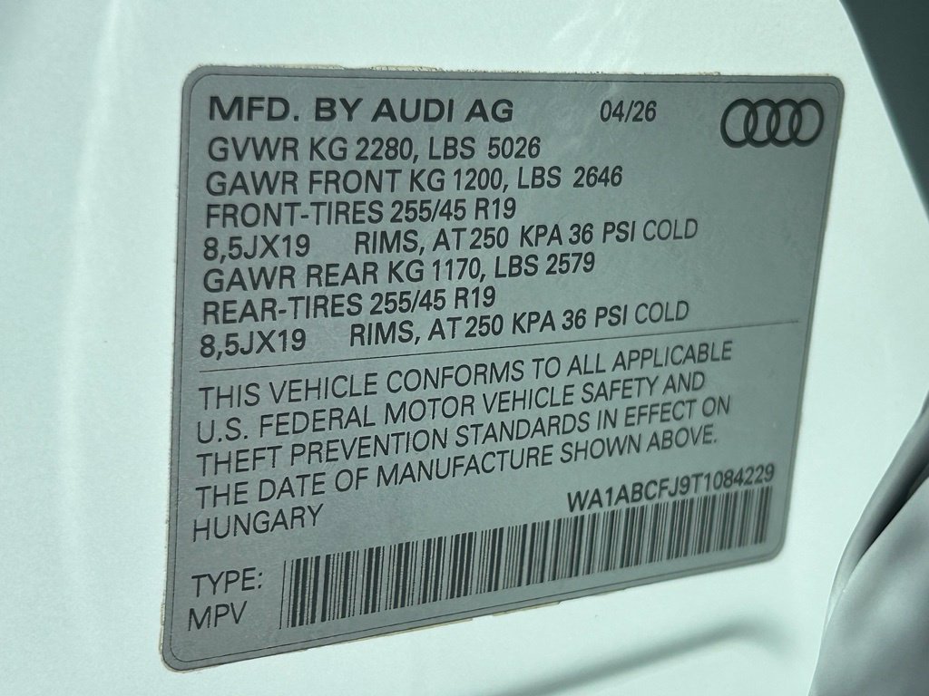 New 2026 Audi Q3 quattro 2.0T AWD/4WD image 57