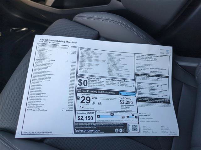 New 2026 BMW X3 xDrive30i w/ M Sport Package AWD/4WD image 18