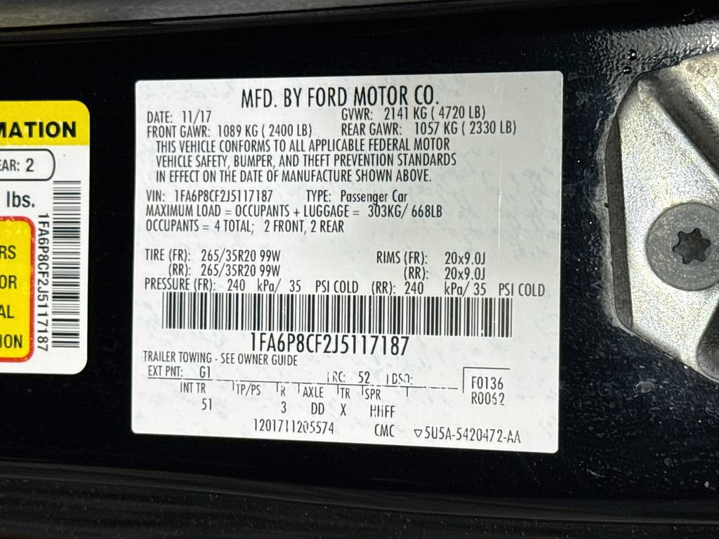 Used 2018 Ford Mustang GT Premium w/ Equipment Group 401A RWD image 35