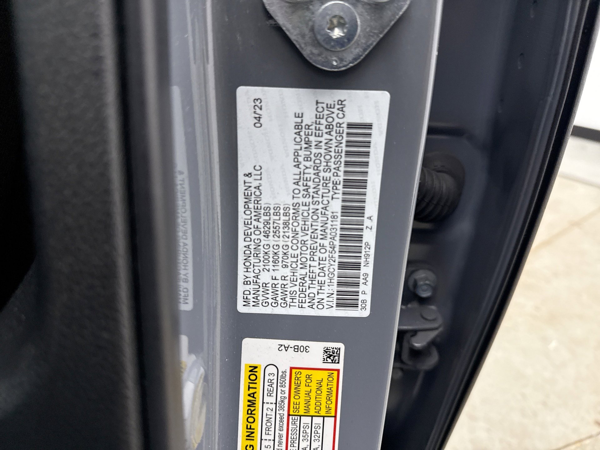 Used 2023 Honda Accord Sport image 11