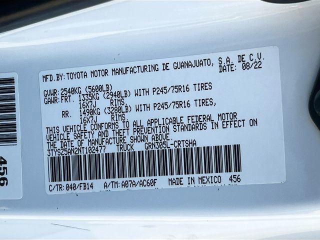 Used 2022 Toyota Tacoma SR w/ SX Package image 28