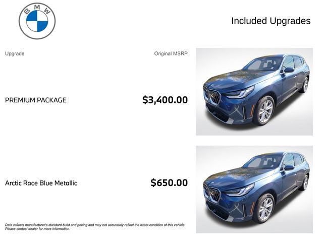 Certified 2025 BMW X3 xDrive30i w/ Premium Package image 3