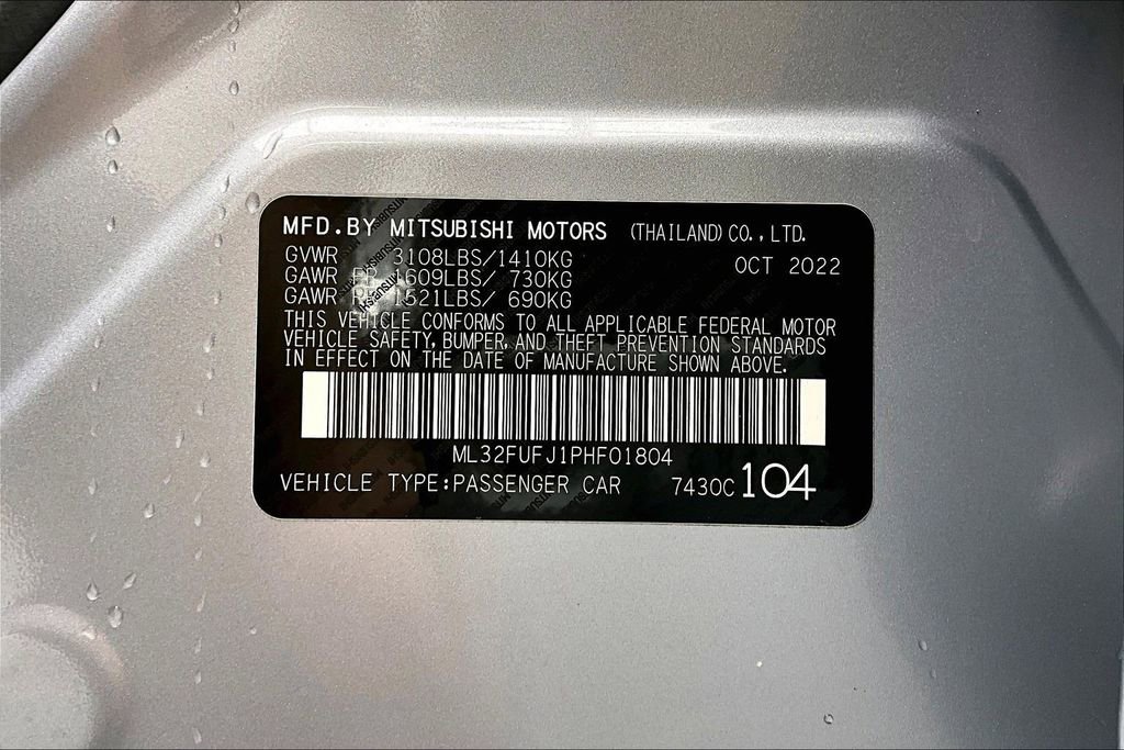 Used 2023 Mitsubishi Mirage G4 ES FWD image 34