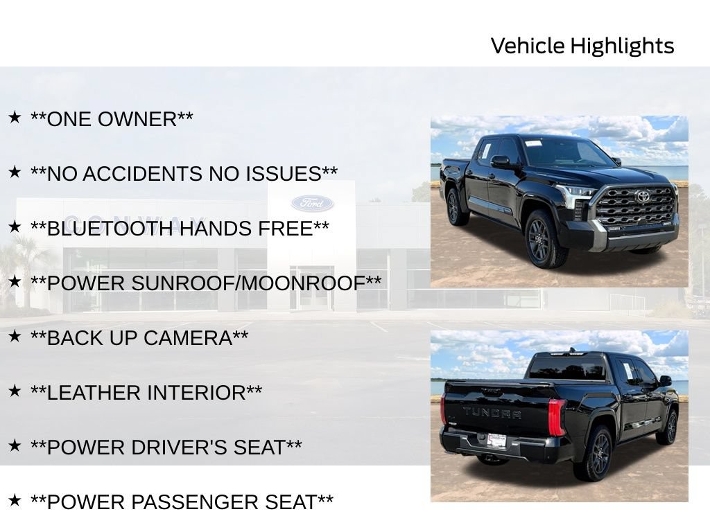 Used 2023 Toyota Tundra Platinum w/ Advanced Package AWD/4WD image 6