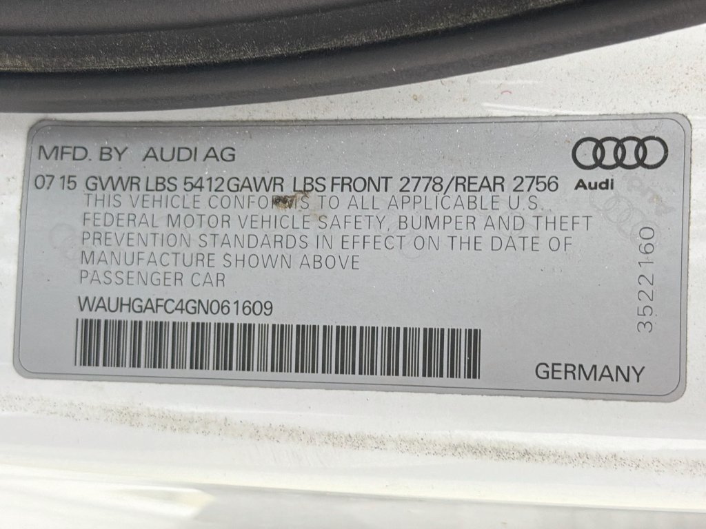 Used 2016 Audi A6 3.0T Prestige AWD/4WD image 32