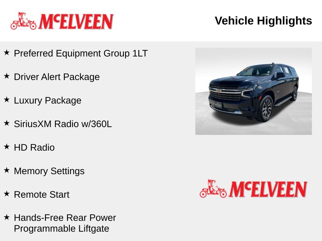 Used 2021 Chevrolet Tahoe LT w/ LT Signature Plus Package AWD/4WD image 6