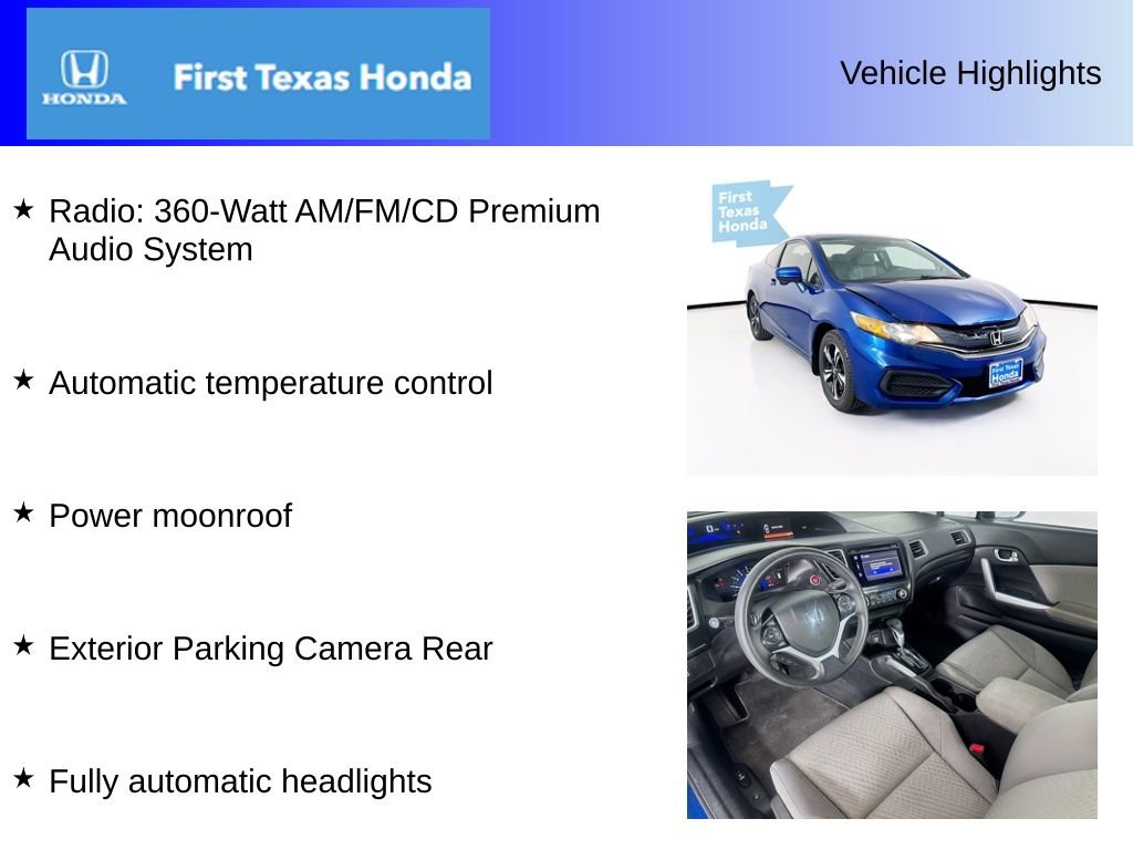 Used 2014 Honda Civic EX image 10