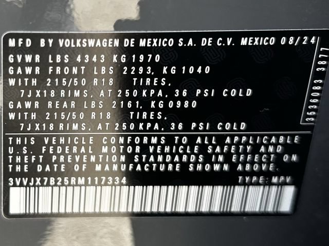 Used 2024 Volkswagen Taos SE w/ MDO Package FWD image 34