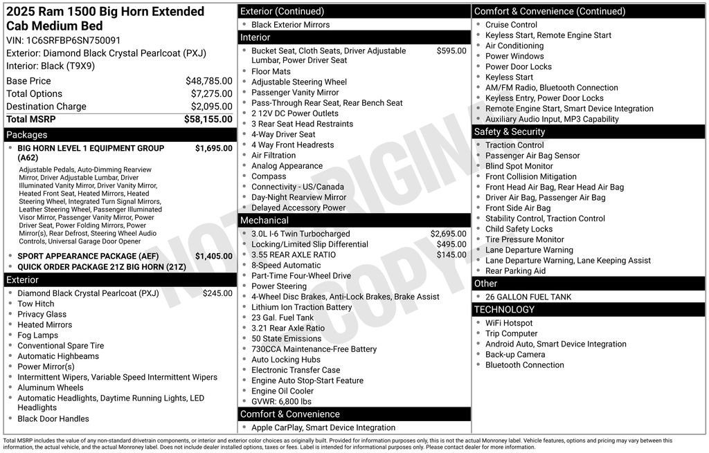 Used 2025 RAM 1500 Big Horn image 29