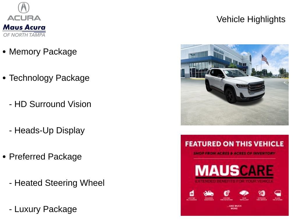 Used 2023 GMC Acadia AT4 w/ Technology Package AWD/4WD image 8