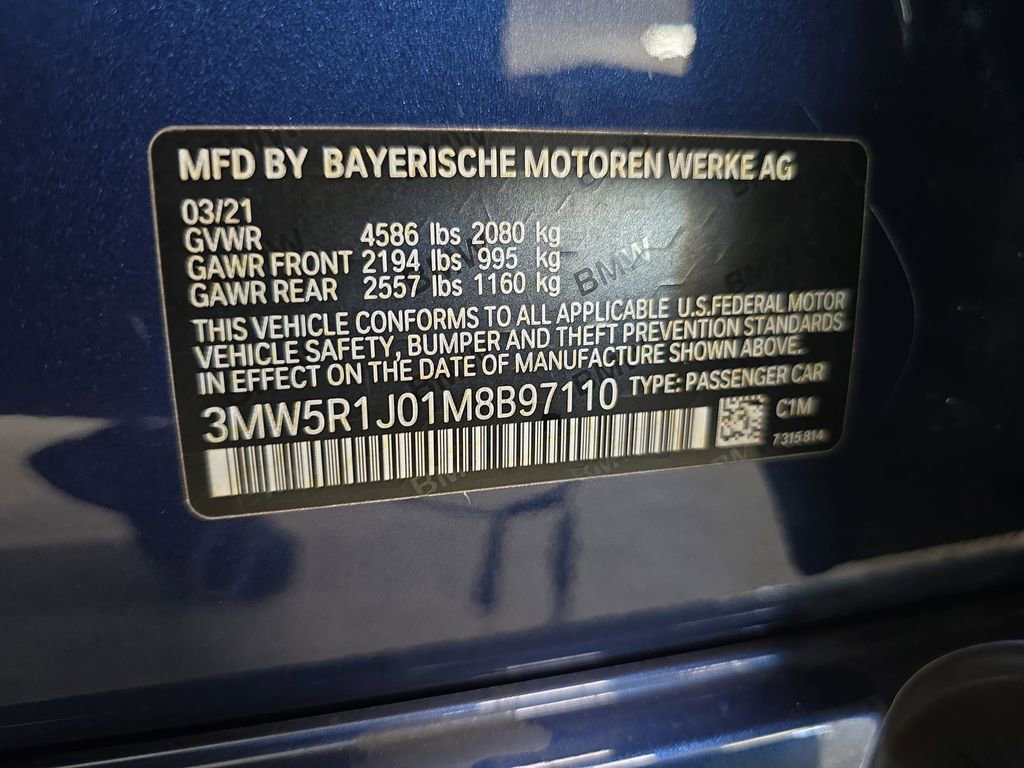 Certified 2021 BMW 330i Sedan w/ Convenience Package image 33