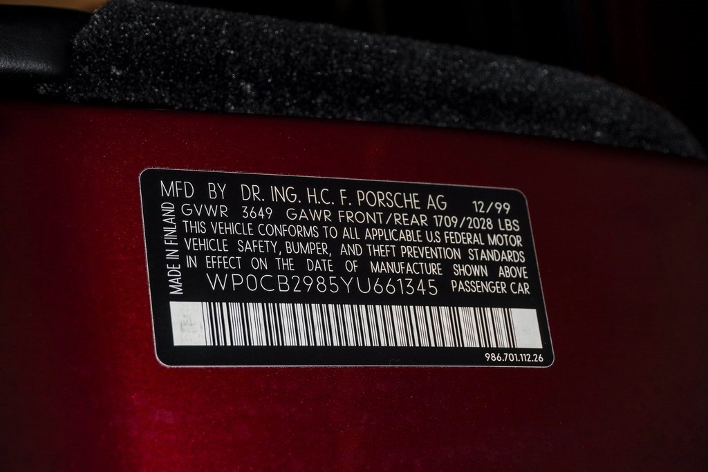 Used 2000 Porsche Boxster S image 30