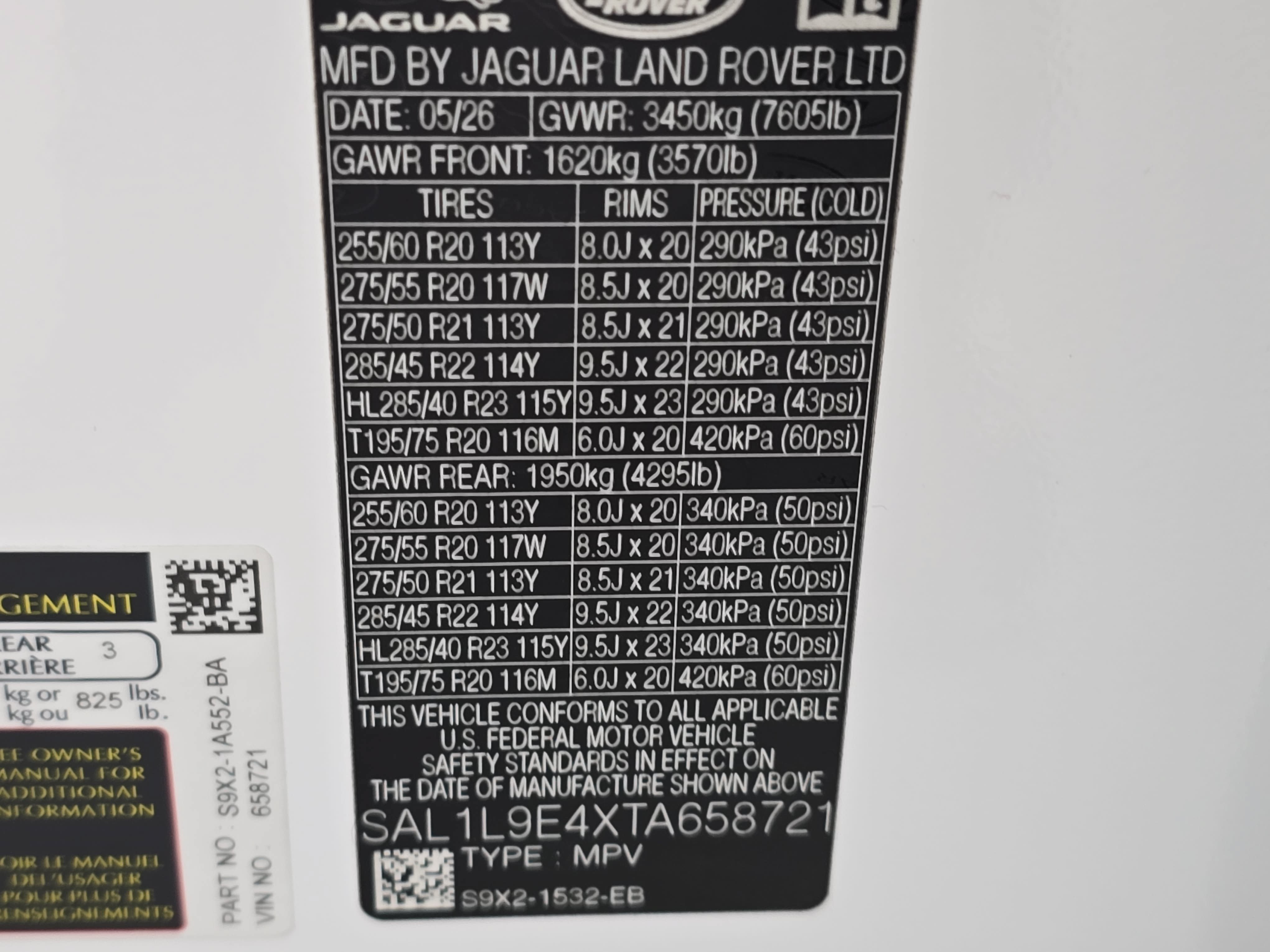 New 2026 Land Rover Range Rover Sport Dynamic SE AWD/4WD image 36