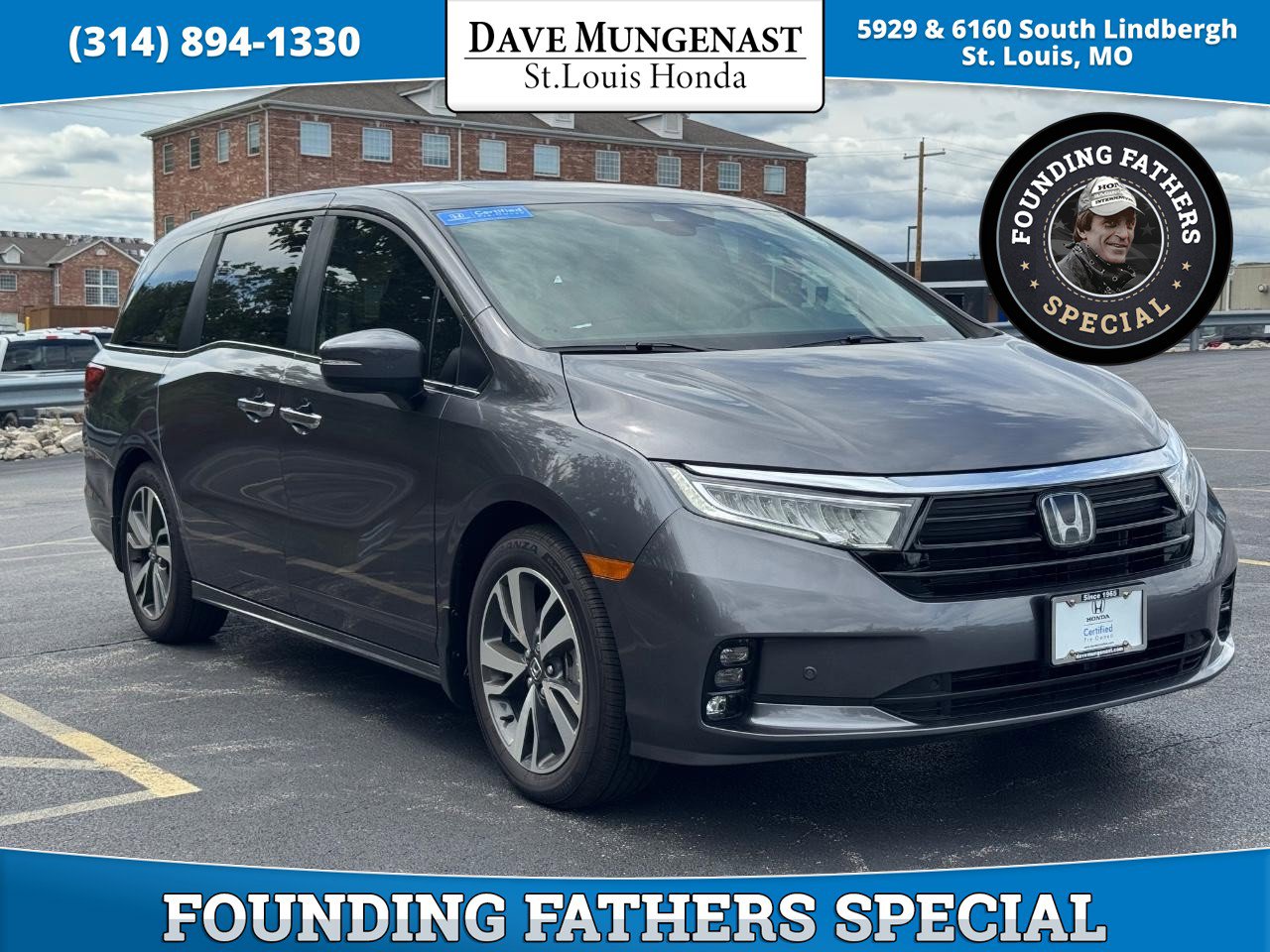 Certified 2024 Honda Odyssey Touring