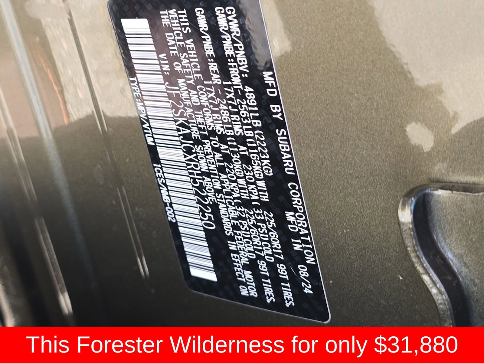Used 2024 Subaru Forester Wilderness AWD/4WD image 42