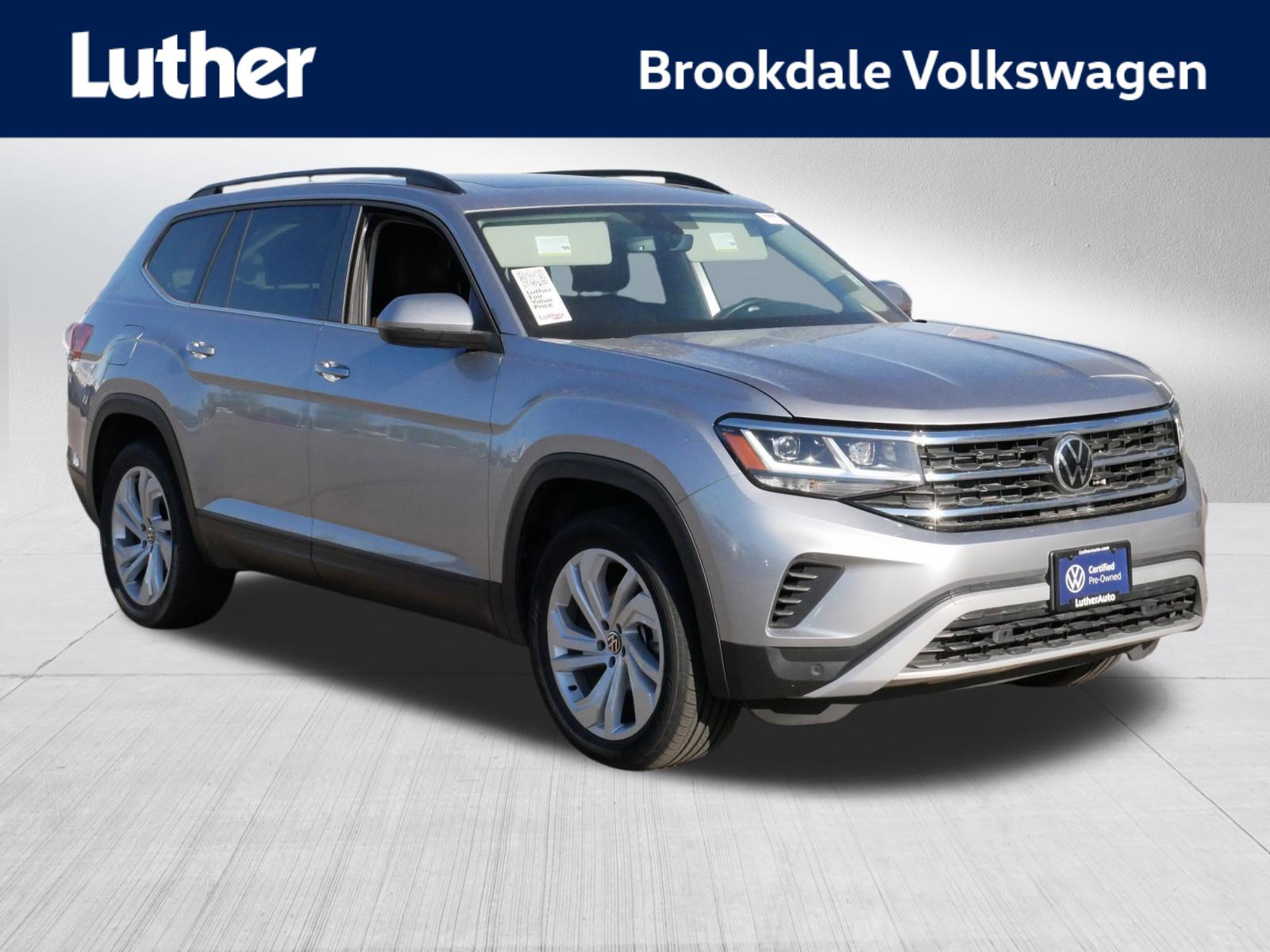 Used 2022 Volkswagen Atlas SE w/ Panoramic Sunroof Package AWD/4WD image 1