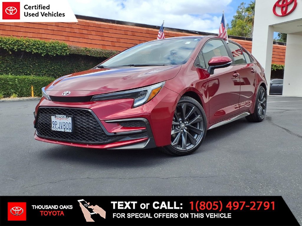Certified 2024 Toyota Corolla SE w/ SE Premium Package FWD image 1