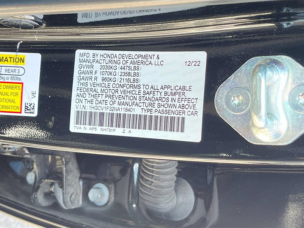Used 2022 Honda Accord Sport image 29