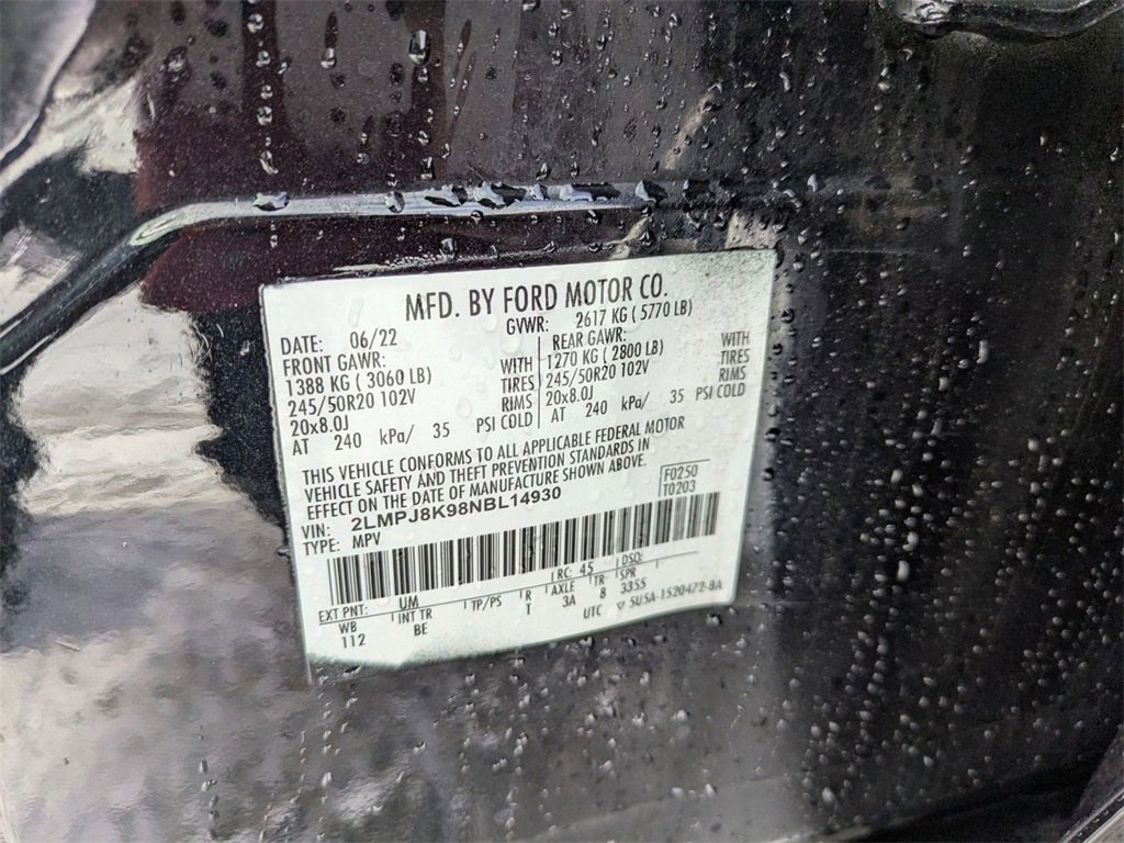 Certified 2022 Lincoln Nautilus Reserve w/ Luxury Package image 34