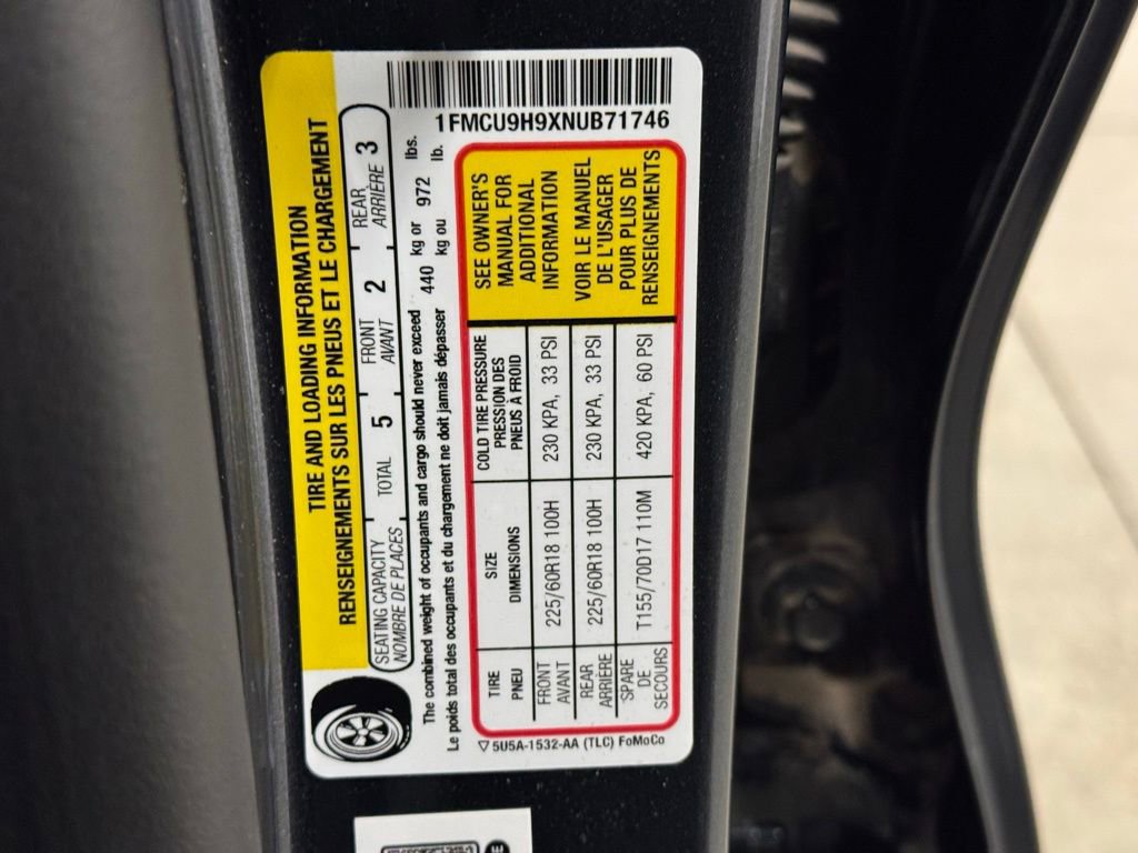 Used 2022 Ford Escape SEL w/ Equipment Group 302A image 38