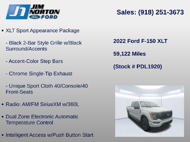 Used 2022 Ford F150 XLT w/ Equipment Group 302A High AWD/4WD image 17