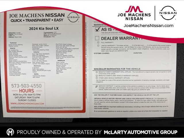 Used 2024 Kia Soul LX w/ Option Group 015 image 29