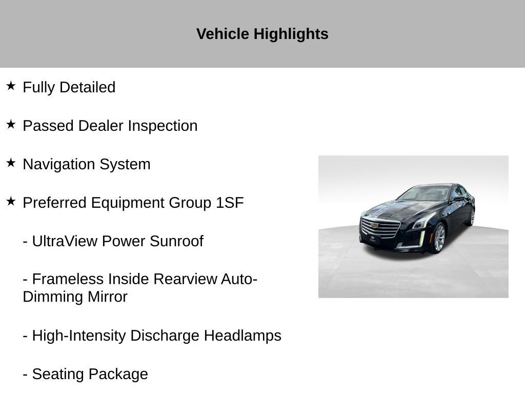 Used 2018 Cadillac CTS Luxury AWD/4WD image 18