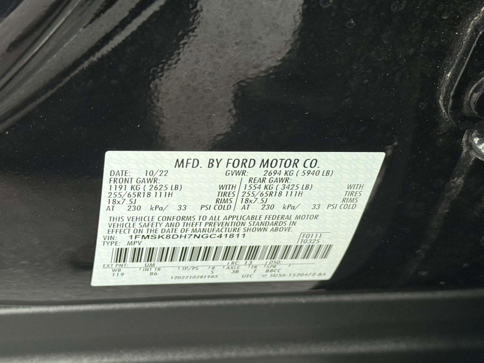 Used 2022 Ford Explorer XLT image 17