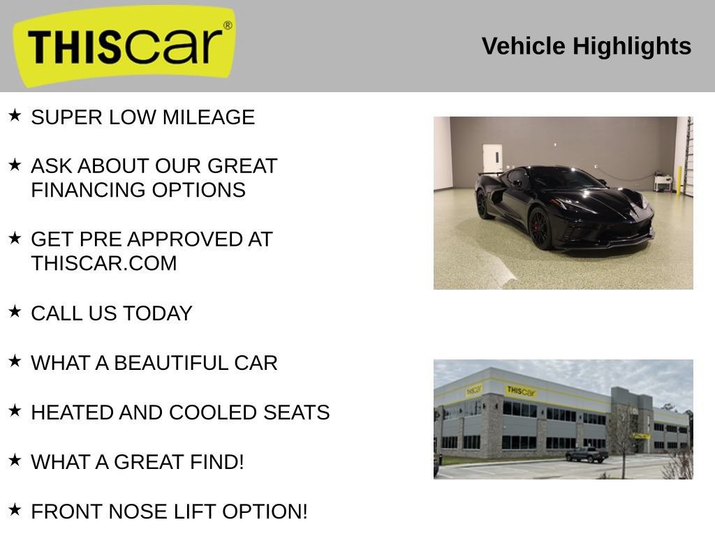 Used 2026 Chevrolet Corvette Stingray Preferred Cpe w/ Z51 Performance Package RWD image 12