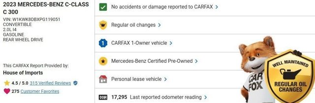 Certified 2023 Mercedes-Benz C 300 Cabriolet video 3