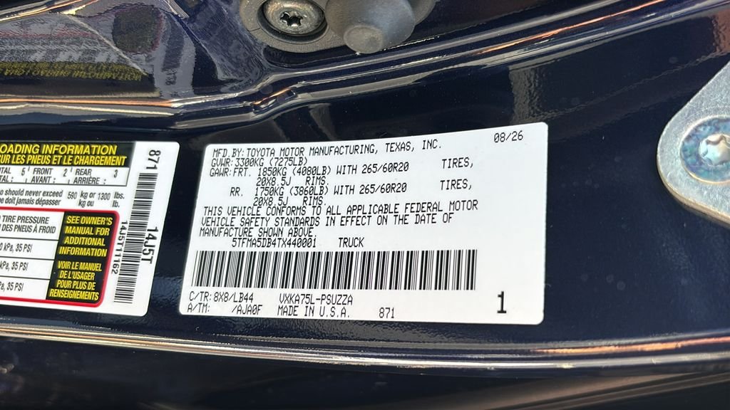 New 2026 Toyota Tundra 1794 Edition AWD/4WD image 34