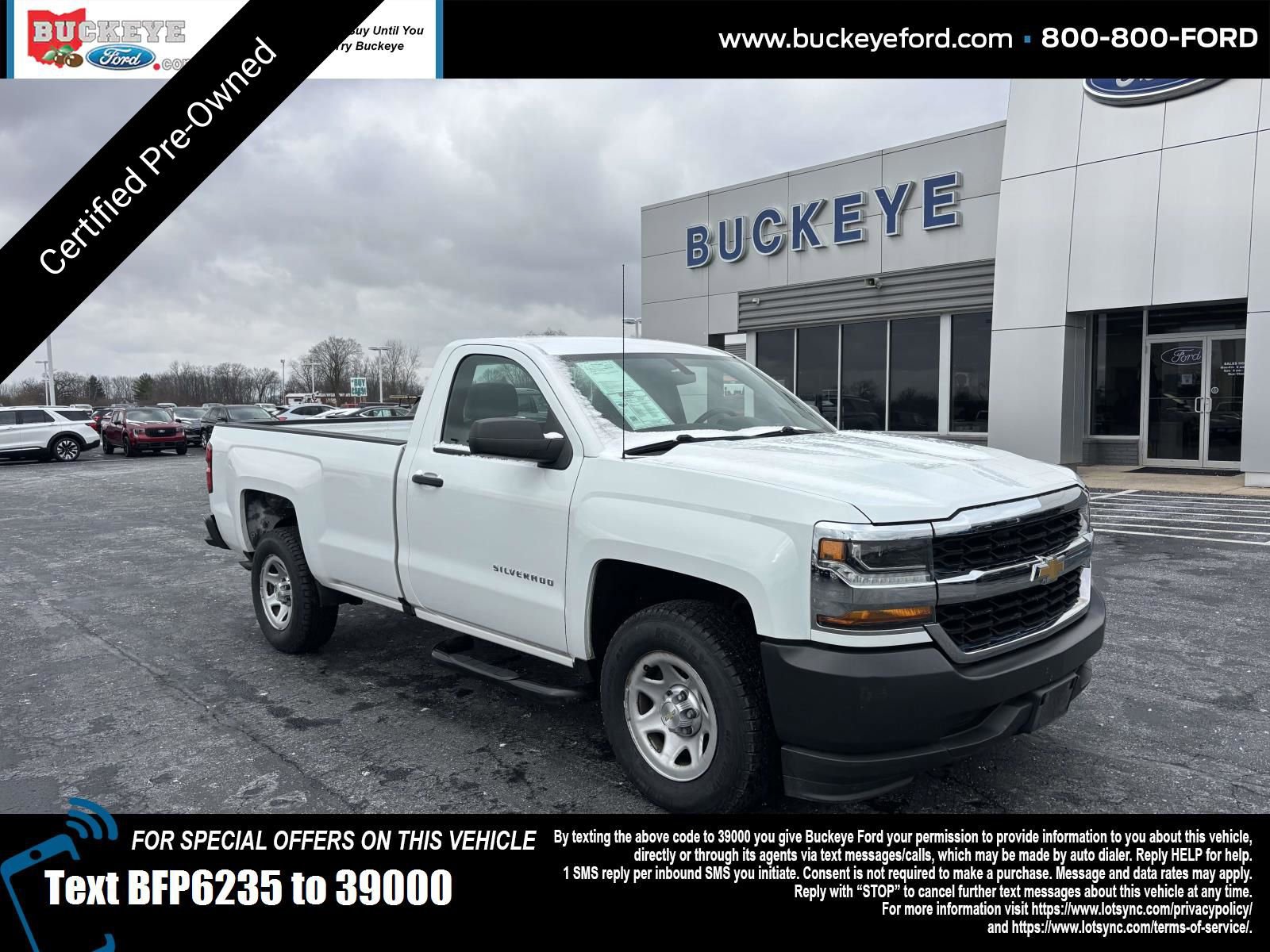Used 2018 Chevrolet Silverado 1500 W/T