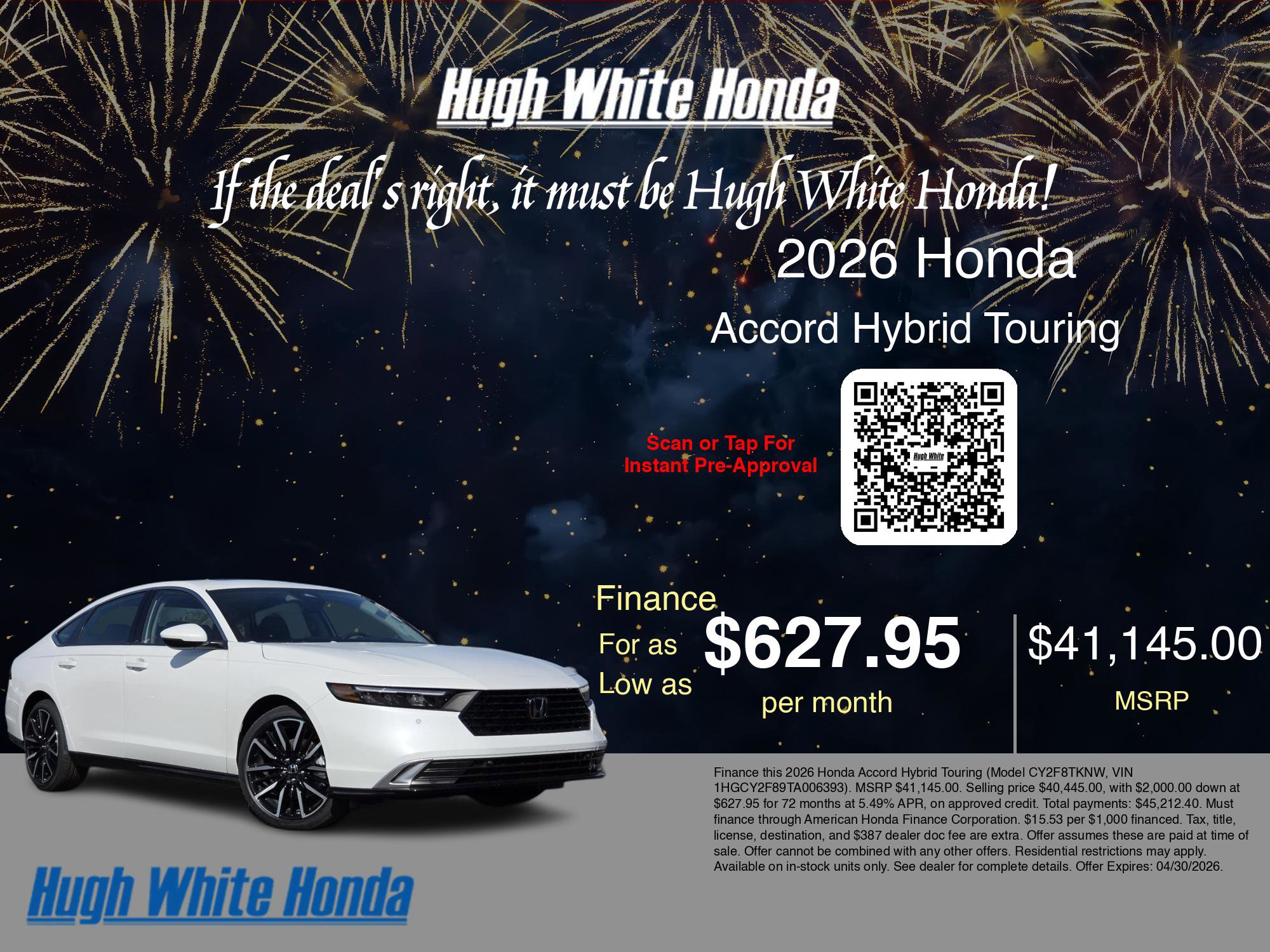 New 2026 Honda Accord Touring image 7