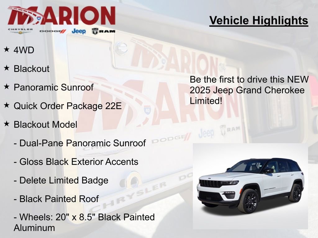 New 2025 Jeep Grand Cherokee Limited image 5