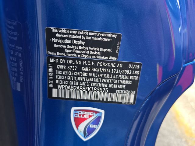 Used 2015 Porsche Cayman GTS image 14