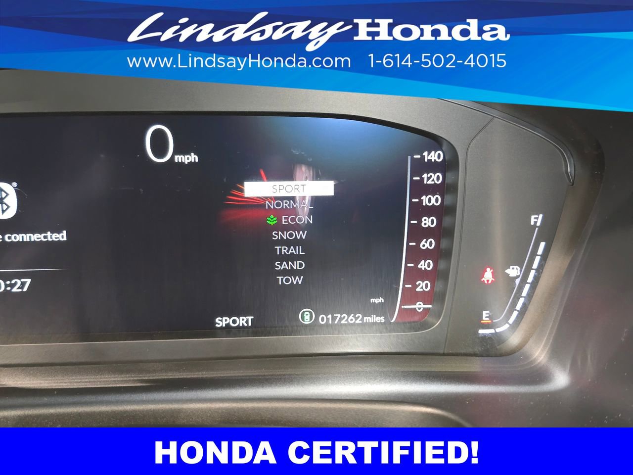 Certified 2025 Honda Pilot Black Edition image 15
