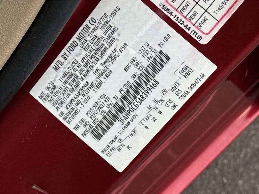 Used 2010 Ford Fusion SEL image 28