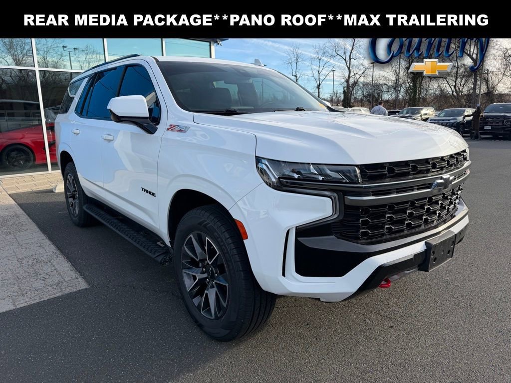 Used 2021 Chevrolet Tahoe Z71 w/ Rear Media and Nav Package image 1