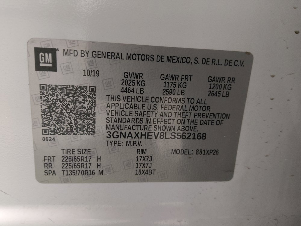 Used 2020 Chevrolet Equinox LS w/ LS Convenience Package FWD image 33