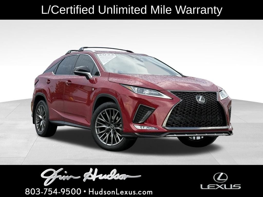 Certified 2022 Lexus RX 350 F Sport