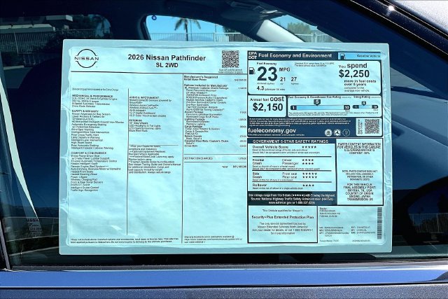 New 2026 Nissan Pathfinder SL w/ SL Premium Package FWD image 14