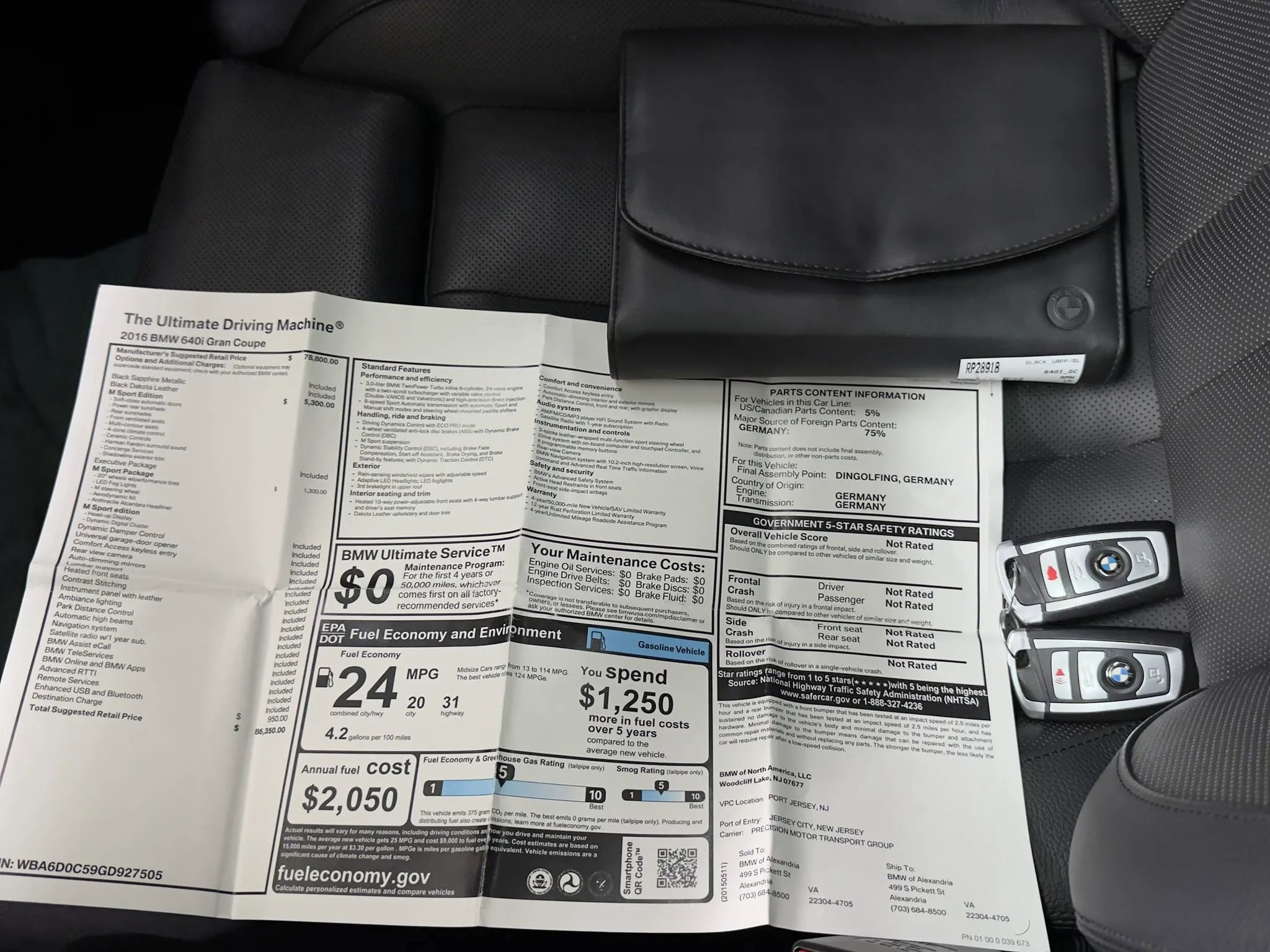 Used 2016 BMW 640i Gran Coupe image 3
